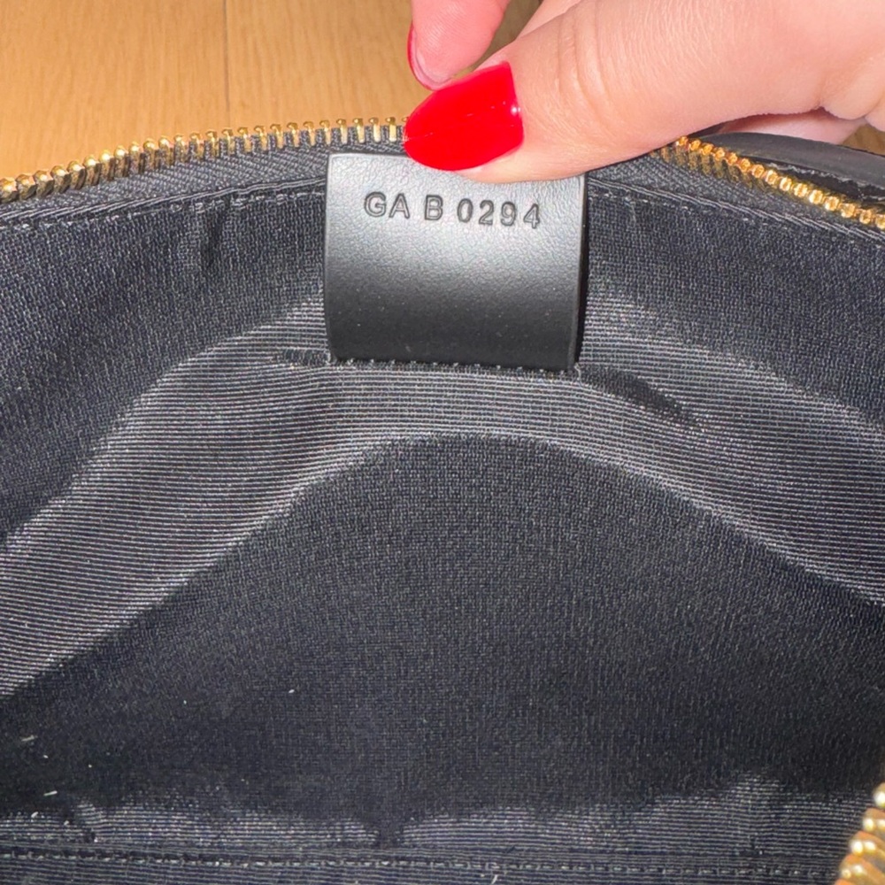 Givenchy Black Shoulder Bag with Gold Charm - Picture 6 of 8